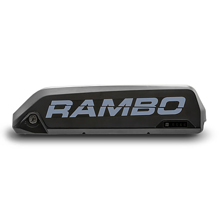 Rambo Bikes Battery - Fits 750W 14 AH, 4-Pin Style, Black, R138-14