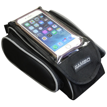 Rambo Bikes Cell Phone Accessory Bag, Black, R153