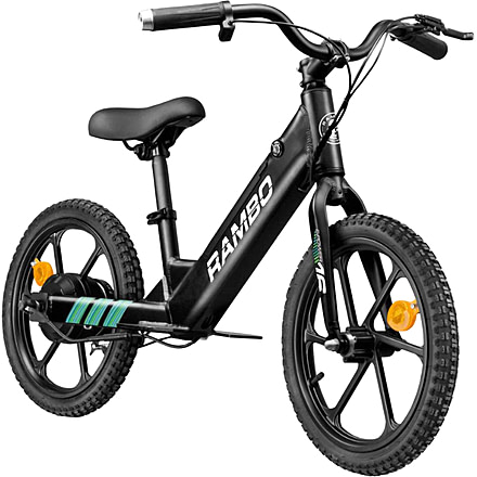 Rambo Bikes Lil Whip 2.0 Bicycle, Matte Black with Decals, Small, LIL2.0-BK