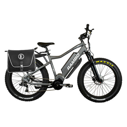 Rambo Bikes R750XPS Electric Hunting Bike, Carbon, Stand over height 31in, 750 XPSP 00816153014173