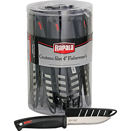Rapala 24 Pack Fishermans Fixed Knife NK18165