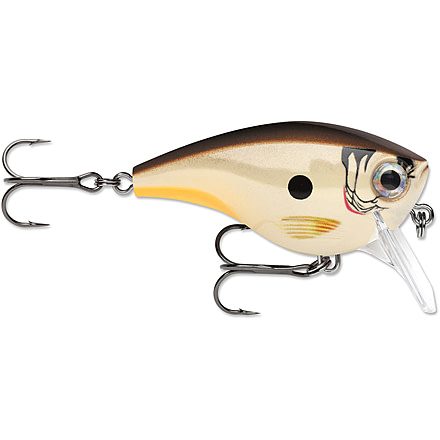 Rapala BX Mid Brat 05 Balsa Core, 2.5in, 7/16 oz Running Depth 5ft, VMC 4 Trebles, Sleeper, BXMB05SLP