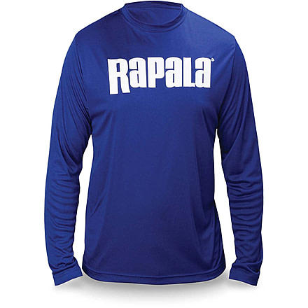 Rapala Core Long Sleeve Shirt, Royal Blue, Extra Large, RCLS9006XL