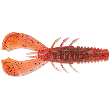 Rapala CrushCity Cleanup Craw, 3 1/2in, 7 Per Package, Red Craw, CCCLC35RCW