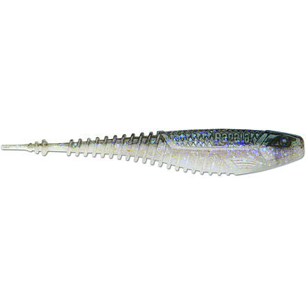 Rapala CrushCity Freeloader, 4 1/4in, 6 Per Package Electric Shad, CCFLD4ELSD