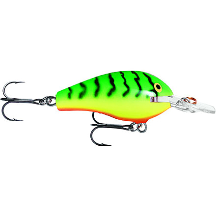 Rapala Fat Rap Crankbait, 2ft, 5/16oz, Floating, Firetiger, FR05FT