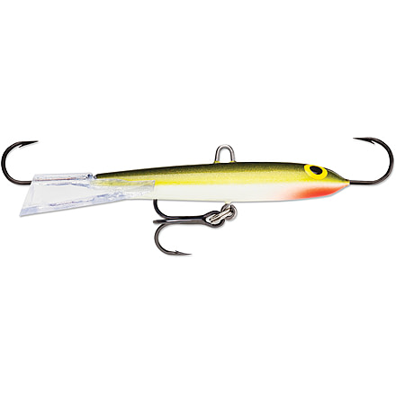 Rapala Flat Jig 6, Glow Pearl Olive, 3/16oz, 2-1/2in, RFJ06GPO