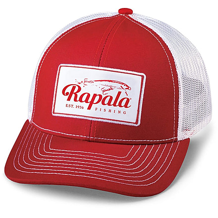 Rapala Mid Pro Cap Patch, Red, RMPC01