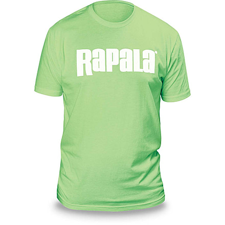 Rapala Next Level T Shirt, Light Green / White Logo, Small, RNLT9042S