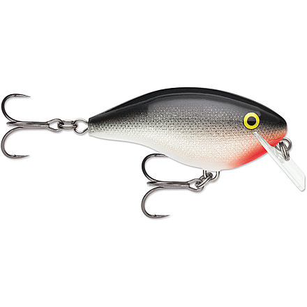 Rapala OG Rocco 05, 3/8 oz Running Depth 5', #4 Treble Hooks Silver, OGR05S