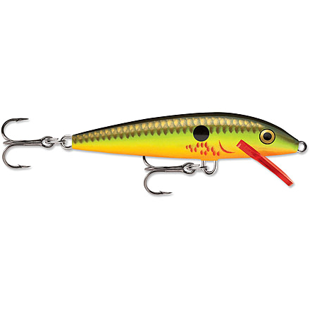 Rapala Original Floater 07 Lure, Bleeding Hot Olive, F07BHO