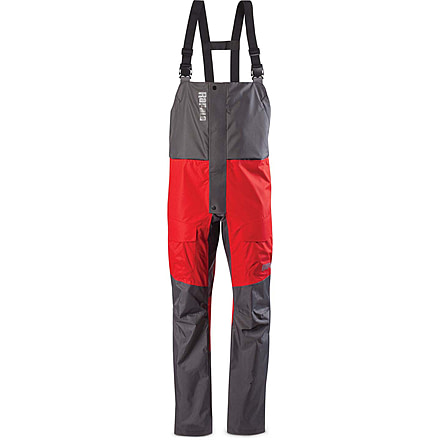 Rapala Rain Bib, Grey Red, XXL, RR1B-XXL