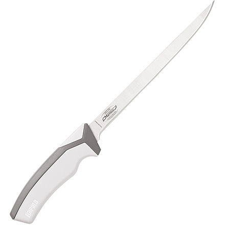 Rapala Salt Angler Slim Filet Fixed Blade Knife, 6.5in, Stainless Steel, Standard Edge, Satin NK27191