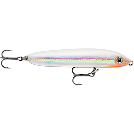 Rapala Skitter V 10 Topwater Lure, Glass Ghost, 1/2oz, 4in, SKV10GGH
