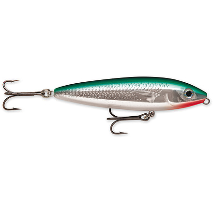 Rapala Skitter Walk Topwater Lure, Floating, Green Mullet, 7/16oz, 3 1/8in, SW08GRMU