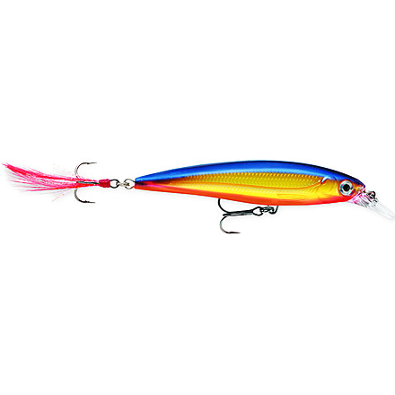 Rapala X-Rap Jerkbait, Hot Steel, 2-1/2in, 1/8oz, XR06HS