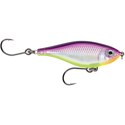 Rapala X-Rap Twitchin Mullet 2-1/2in Purple Chartreuse, SXRTM06PRCH