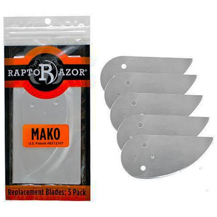 Raptorazor Mako Replacement Blades 5-pack