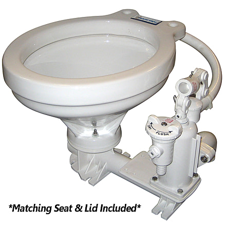Raritan Hi-Boy Manual Toilet - White Household Style 33879