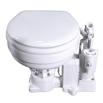 Raritan PH PowerFlush Electric Marine Bowl - 12V - White 76226
