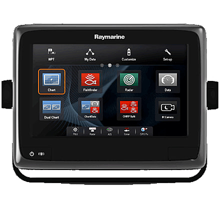 Raymarine a98 MFD/DV Sonar w/Lighthouse Charts, New Condition RAY-E70234-LNC