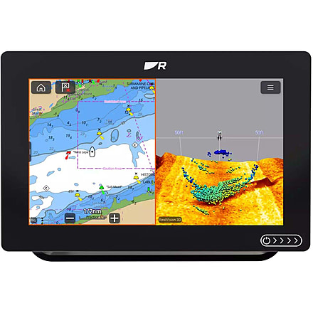 Raymarine AXIOM+ 9 RV Chartplotter, Multifunction 9in Display w/ RealVision 3D and 600W Sonar, E70637