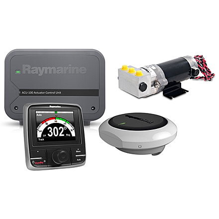 Raymarine EV100 Hydraulic Autopilot System Pack, Black, Standard T70154
