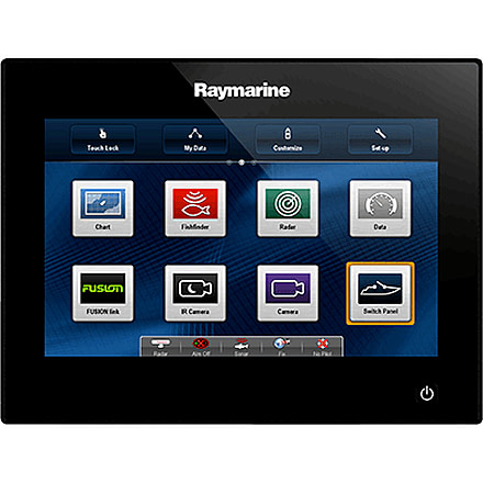 Raymarine gS125 Glass Bridge MFD, No Charts, New Condition RAY-E70125