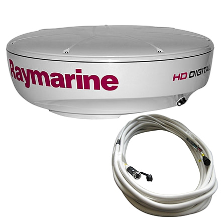 Raymarine RD418HD 4KW Digital Radome With 10M Raynet Cable, Black, 18in T70168