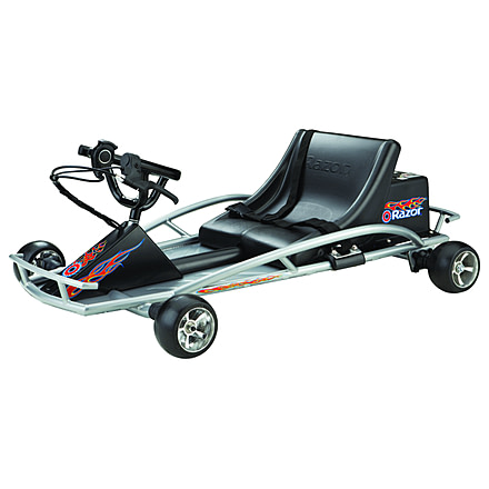 Razor Ground Force Electric Go Kart, Silver/Black, 25141098