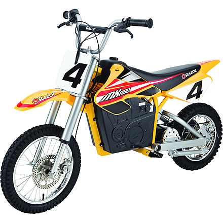 Razor MX650 Dirt Rocket Electric Bike, Yellow, 15165090