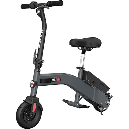 Razor UB1 Seated Electric Scooter, Black/Grey, 15127004