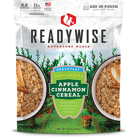 ReadyWise Appalachian Apple Cinnamon Cereal, Single Pouch, RW03-908