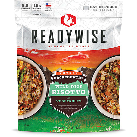ReadyWise Backcountry Wild Rice Risotto, Single Pouch, RW03-918