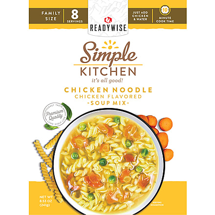ReadyWise Chicken Noodle Flavored Soup Mix, 6 Pack, RWSK05-062