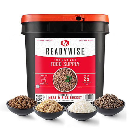 ReadyWise Freeze Dried Meat / Rice Survival Bucket, RW07-704