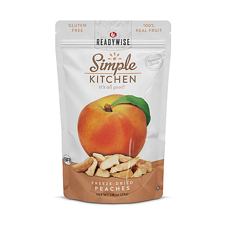ReadyWise Freeze-Dried Peaches, 6 Pack, RWSK05-008