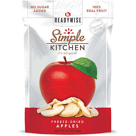 ReadyWise Freeze-Dried Sweet Apples, Single Pouch, RWSK02-010