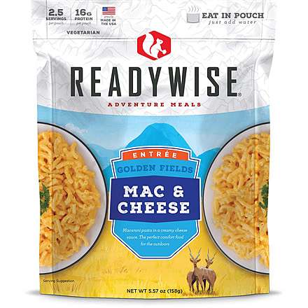 ReadyWise Golden Fields Mac &amp; Cheese, Single Pouch, RW03-909