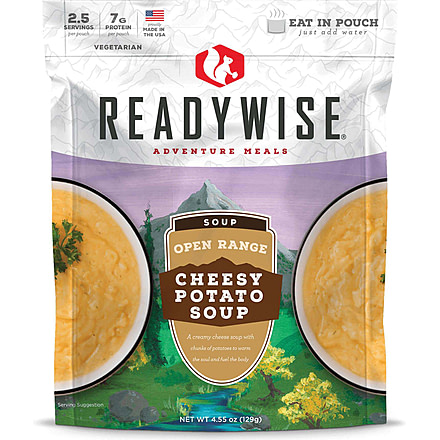 ReadyWise Open Range Cheesy Potato Soup, Single Pouch, RW03-910