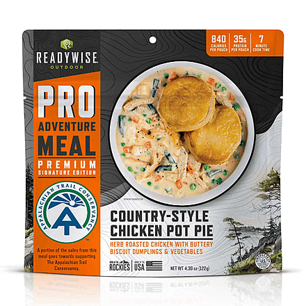 ReadyWise Outdoor Pro Meal Classic Chicken Pot Pie, Black, RW03-195