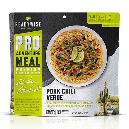 ReadyWise Outdoor Pro Meal Pork Chile Verde, Black, RW03-191
