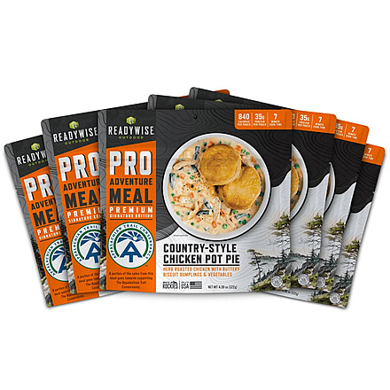 ReadyWise Signature Edition Pro Adventure Meal w/ Appalachian Trail Conservancy Country Style Chicken Pot Pie, 6 Count Case Pack, RW05-195