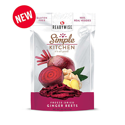 ReadyWise Simple Kitchen Ginger Beets, Single Pouch, RWSK02-019