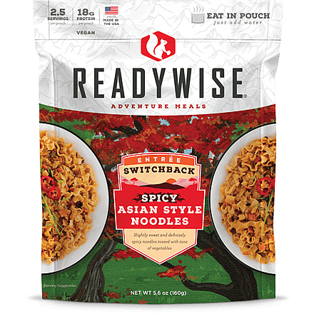 ReadyWise Spicy Asian Style Noodles, 6 Pack, RW05-801