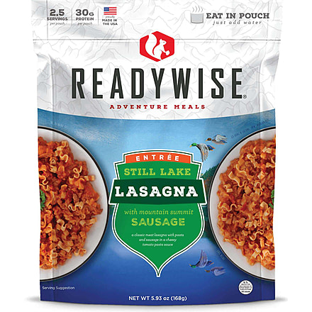 ReadyWise Still Lake Lasagna with Sausage, Single Pouch, RW03-905