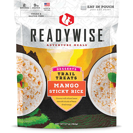 ReadyWise Trail Treats Mango Sticky Rice, Single Pouch, RW03-916