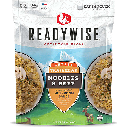 ReadyWise Trailhead Noodles &amp; Beef, Single Pouch, RW03-904