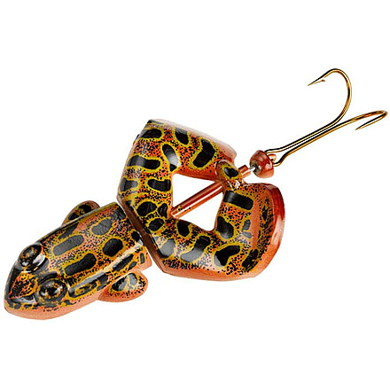 Rebel Lures Rebel BuzzN Frog Topwater Bait, 2 1/2in, 1/2oz, Floating, Southern Leopard Frog, T466
