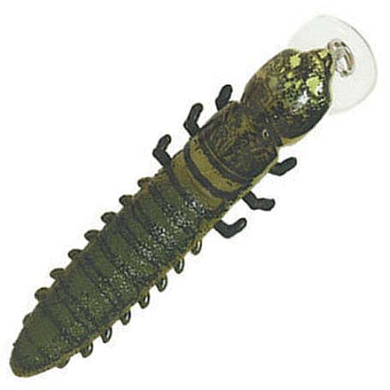 Rebel Lures Rebel Hellgrammite Ultralight Crankbait, 1 3/4in, 3/32 oz, Sinking, Immature, S72275